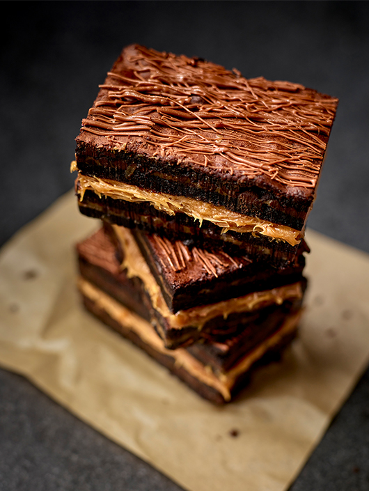 Caramel Filled Brownie